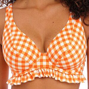 Freya Check In High Apex Bikini Top Zest